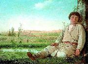 Alexey Gavrilovich Venetsianov Dreaming little shepherd china oil painting artist